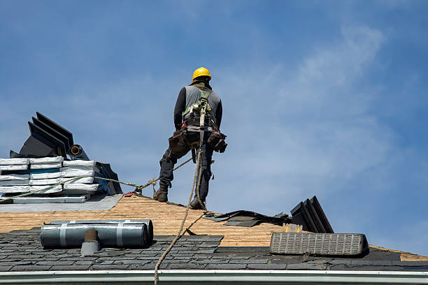 Professional Roofing technician working in East Brady, PA